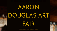 Desktop Screenshot of aarondouglasartfair.com